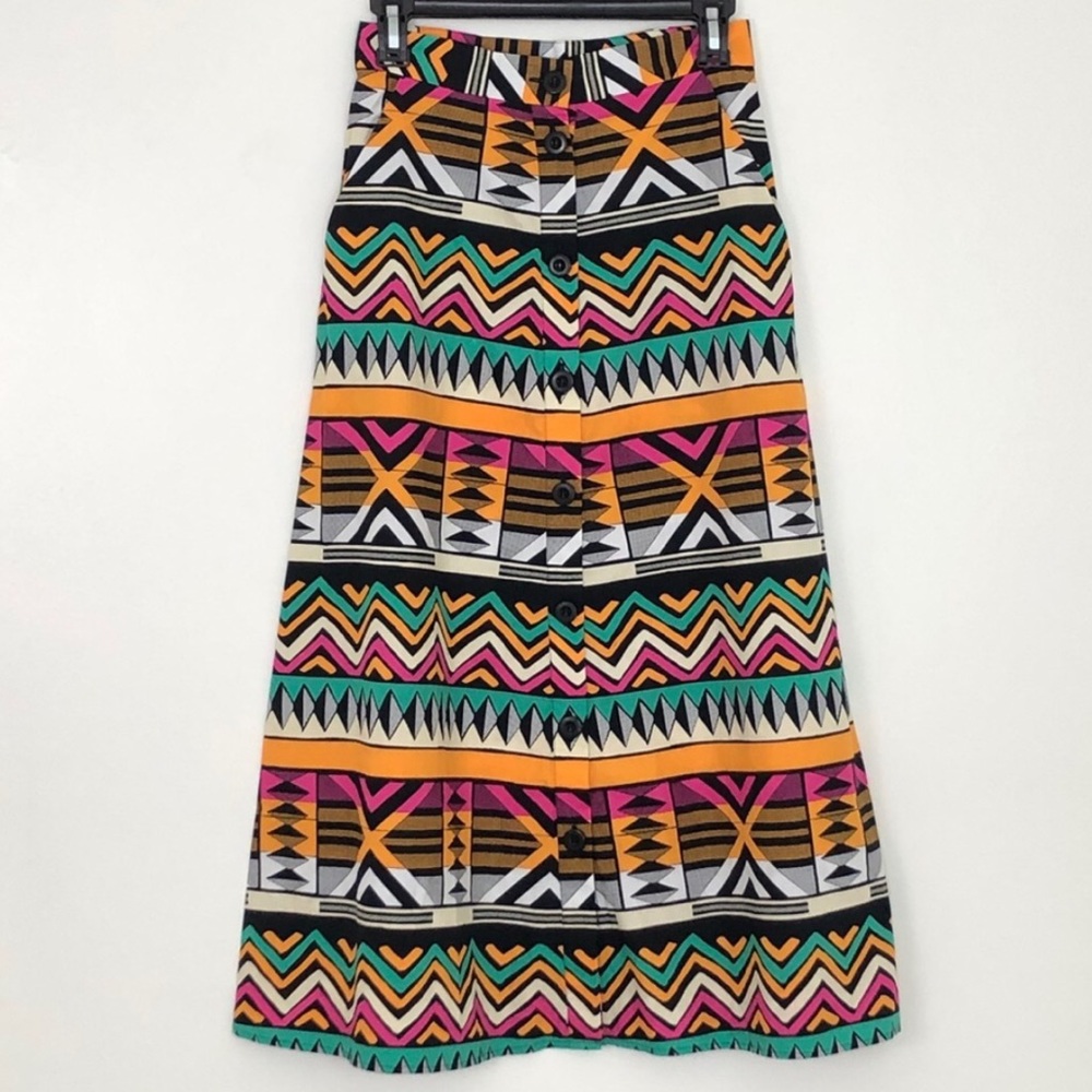& Other Stories Multicolor Patterned Skirt - image 5